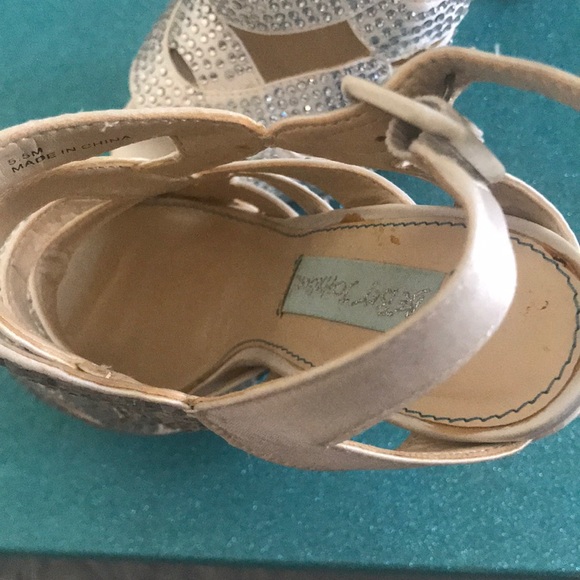 Betsey Johnson Rhinestones Platform Stilettos - Picture 5 of 7